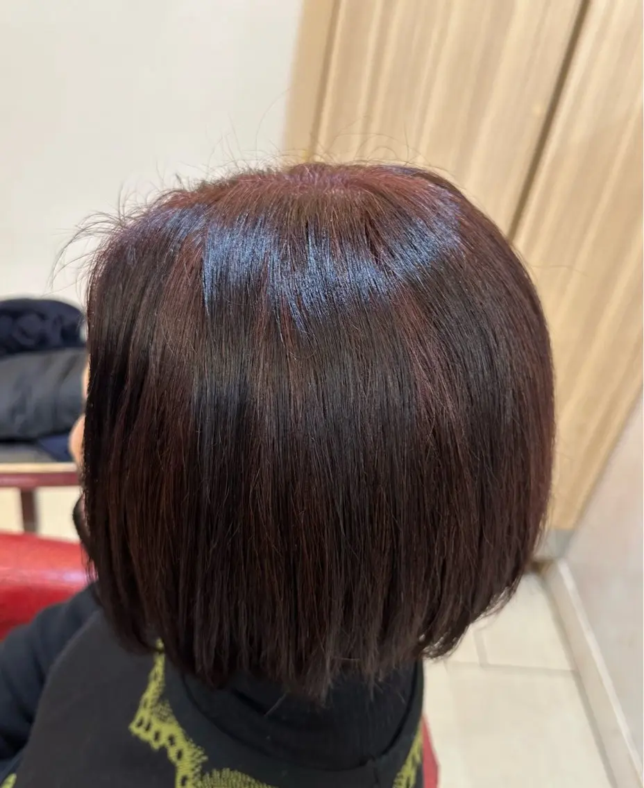 カラー ナチュラルヘア 神田一瑳のヘアスタイル