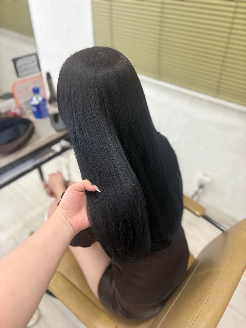 ロング カラー カット ヘアカラー トリートメント 暖色系カラー/ピンク Ririi🎀のヘアスタイル