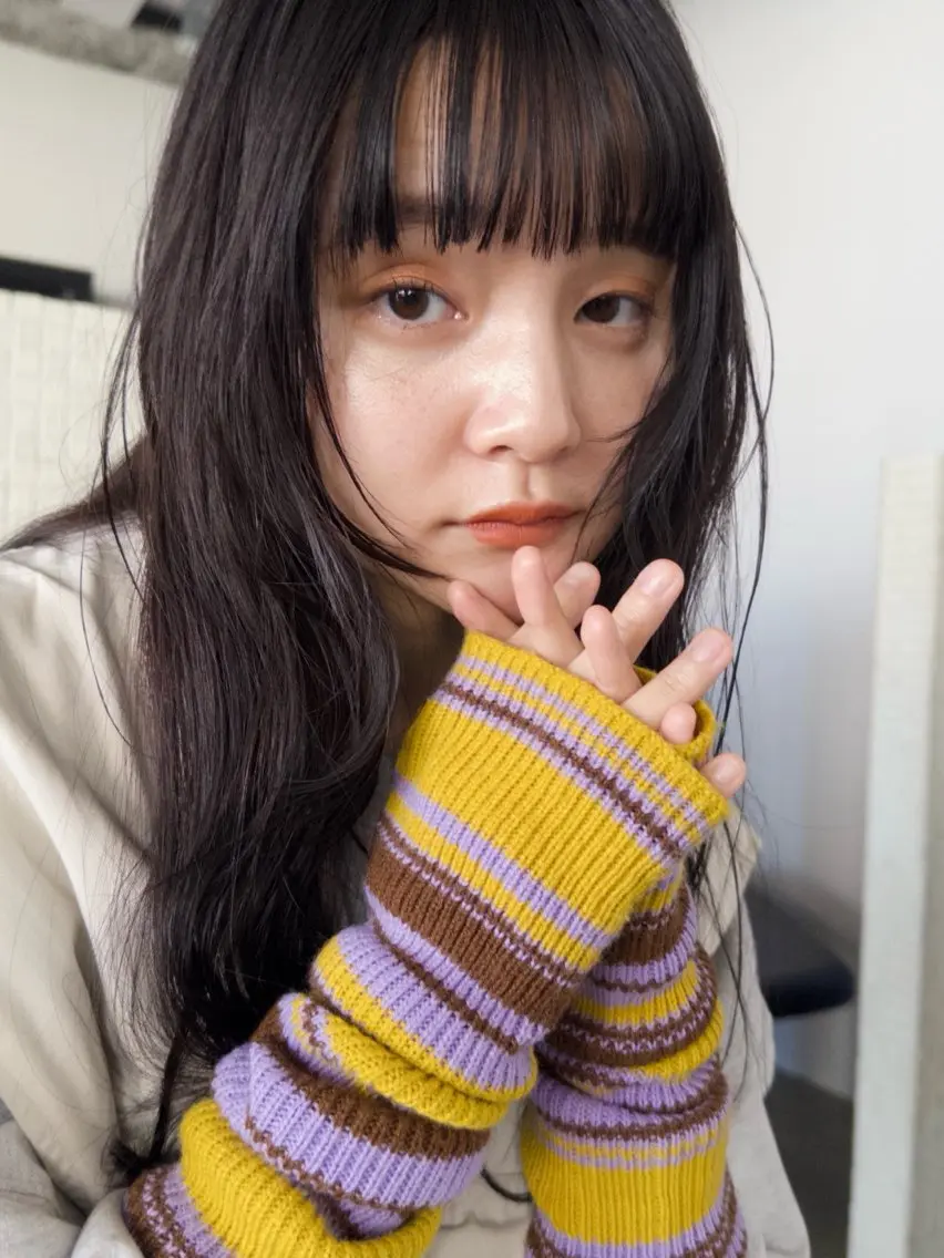 ロング カラー パーマ ヘアアレンジ カットモデル募集中/ 店長/角田真哉のヘアスタイル