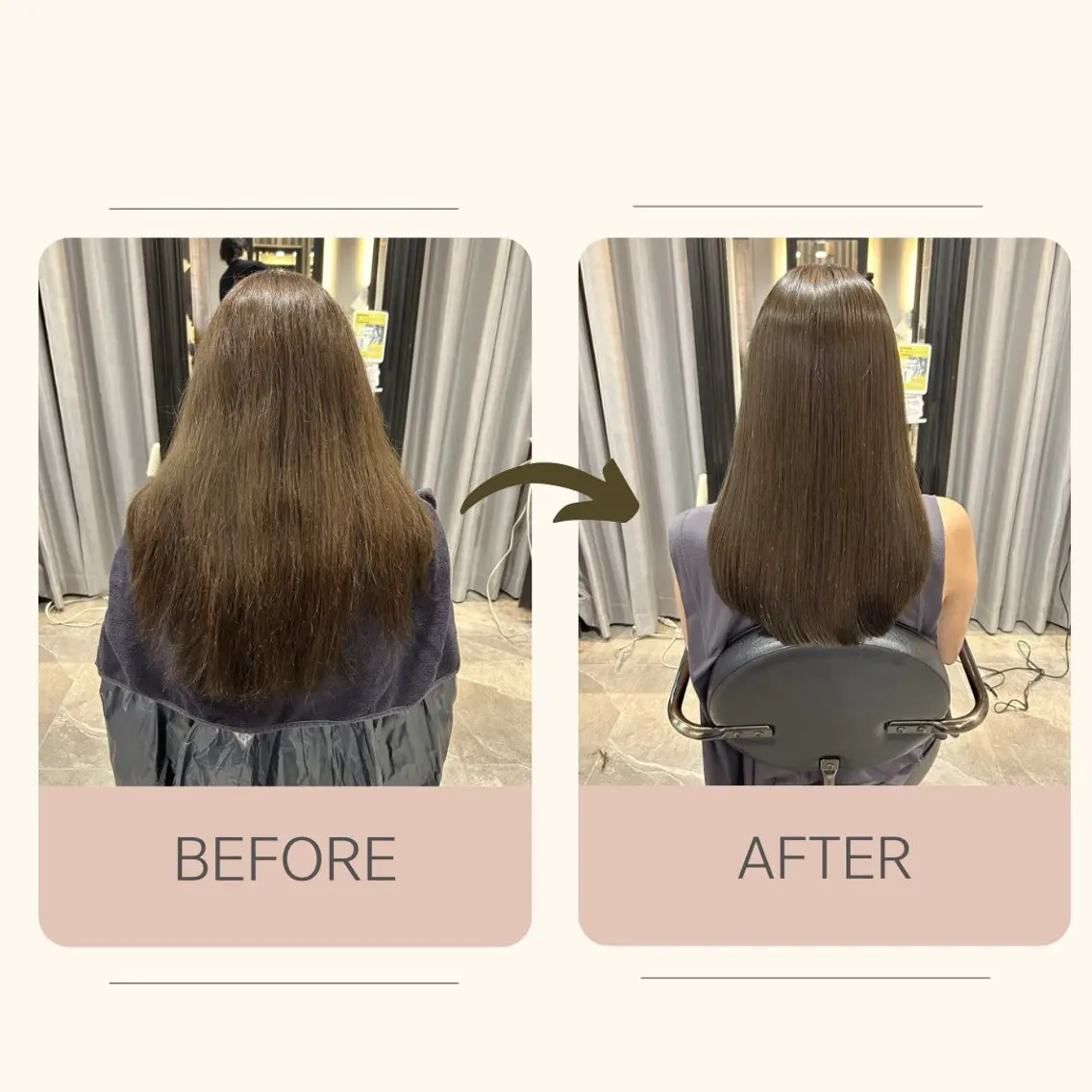 ロング カラー パーマ オリーブカラー 酸性ストレート ストレートパーマ カット ヘアカラー パーマ 縮毛矯正 トリートメント 艶髪/髪質改善 yukaのヘアスタイル