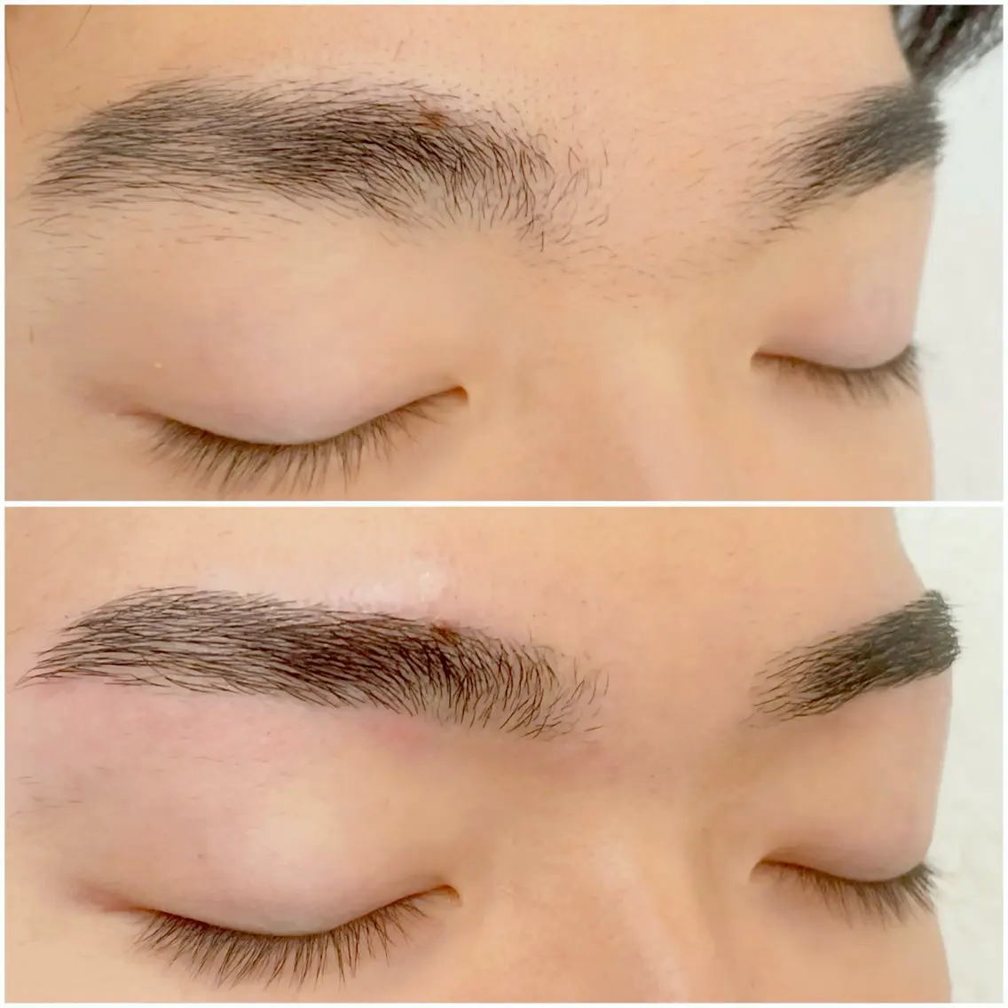 メンズ アイブロウ ワックス脱毛 眉カット Reve. 本厚木のマツエク・マツパデザイン