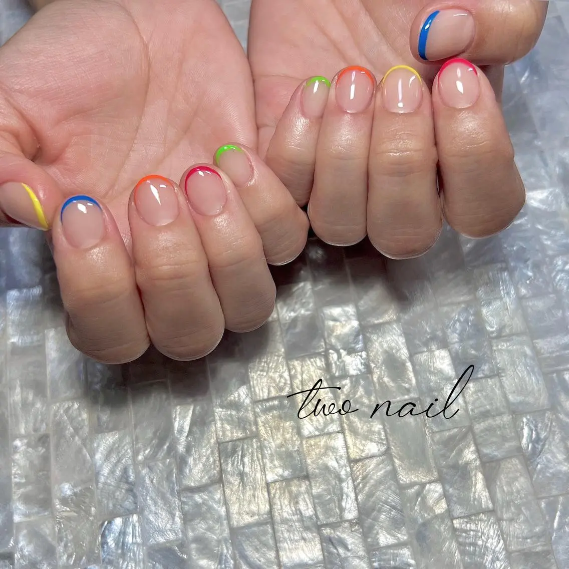 ネイル アートネイル フットネイル ハート ニュアンスネイル オフィスネイル ハンドネイル two nailのネイルデザイン