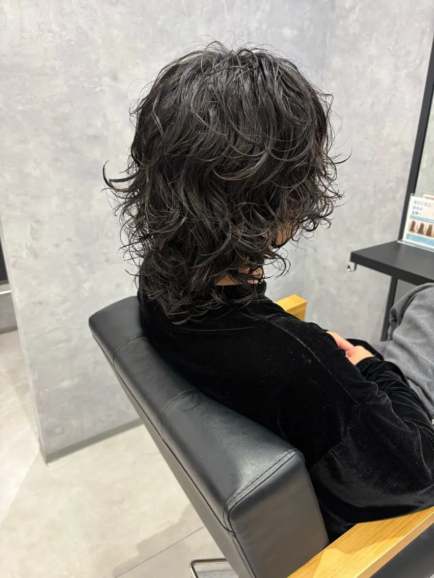 メンズカット✂️パーマ🌀ケアトリートメント付き❗️の写真