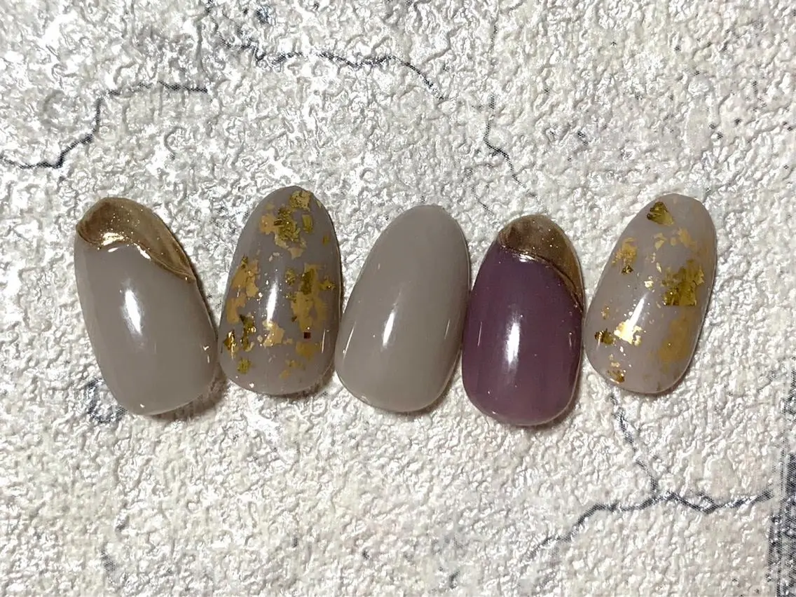 ネイル オーロラネイル フラワーネイル フットネイル フレンチネイル ジェルネイル mogunail &blowのネイルデザイン