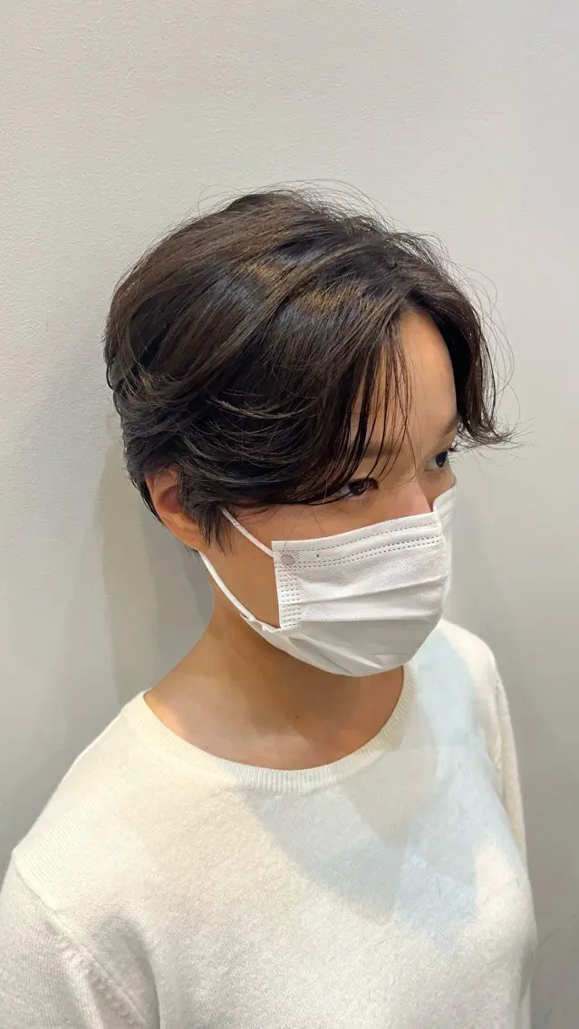 ショート 岡野 豪のヘアスタイル