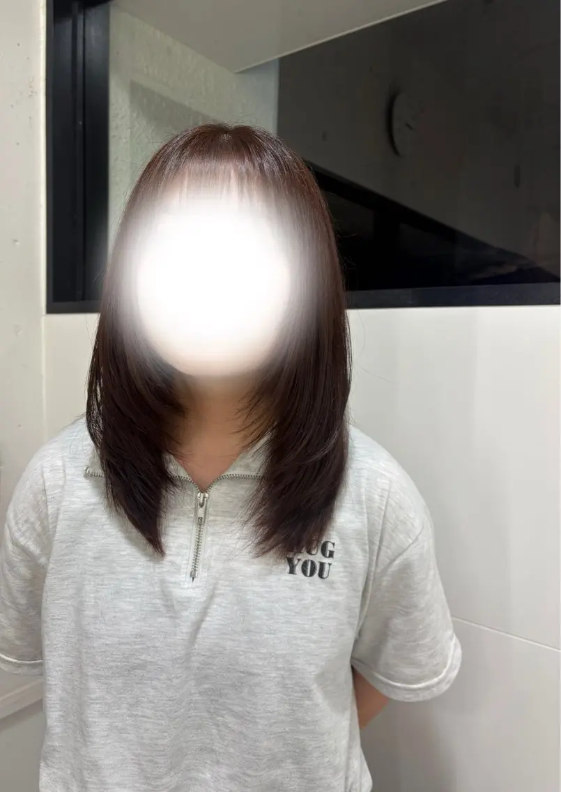 セミロング カラー ブラウンカラー ピンクカラー ピンクブラウン レイヤーカット カット ヘアカラー ayana/ 透明感カラー🫧艶感のヘアスタイル