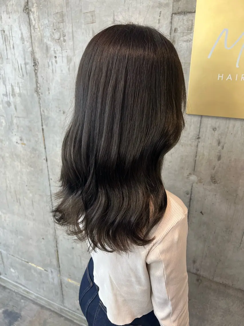 ロング カット ヘアカラー トリートメント 韓国風ヘア 🇰🇷清水しいなのヘアスタイル