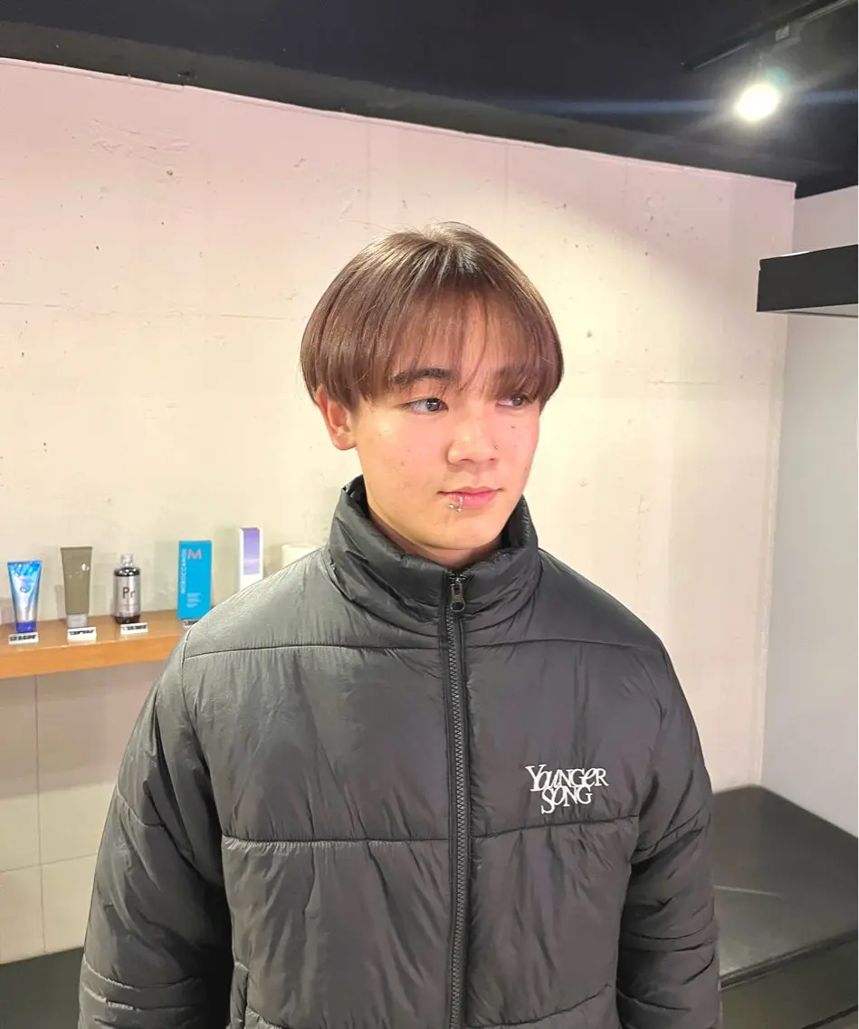 カラー メンズ きど ゆうきのヘアスタイル