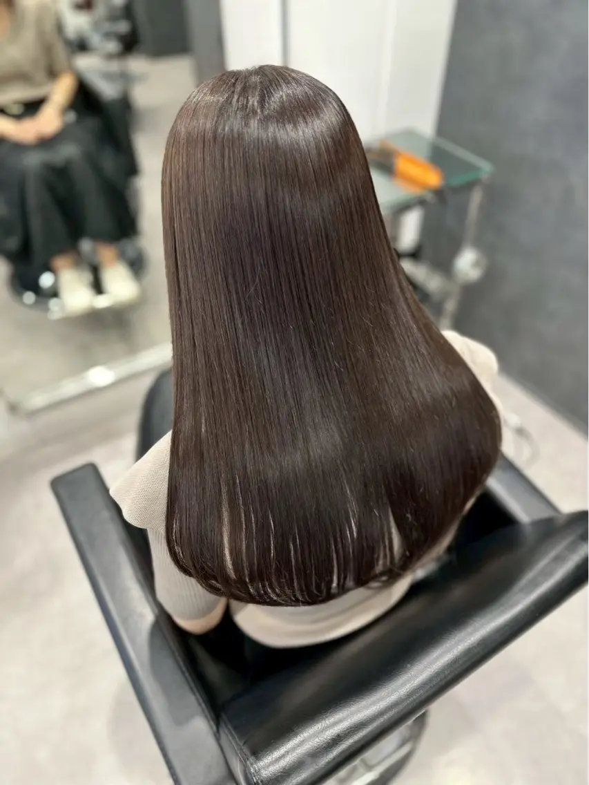 ✨【レディース】✨髪質改善ストレート+超音波トリートメントの写真