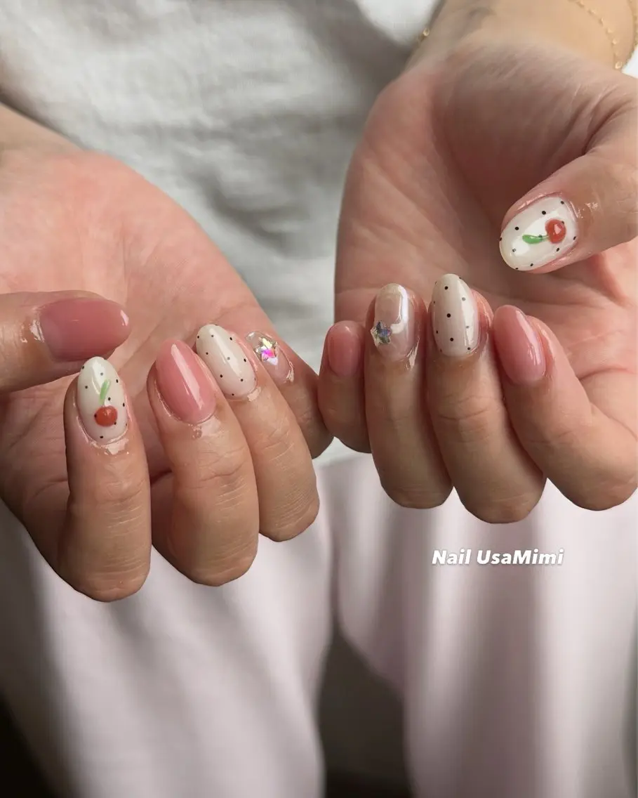 ミディアム ハンドネイル Nail Usa Mimi AYUのネイルデザイン