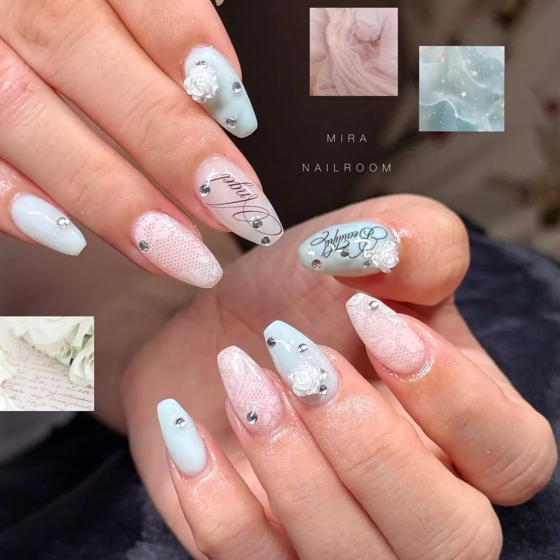 ネイル 長さ出し ハンドネイル MIRA NAILROOMのネイルデザイン