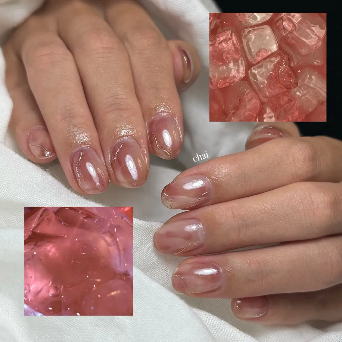 ネイル ニュアンスネイル ハンドネイル chai nail +  eye📍鶴橋のネイルデザイン