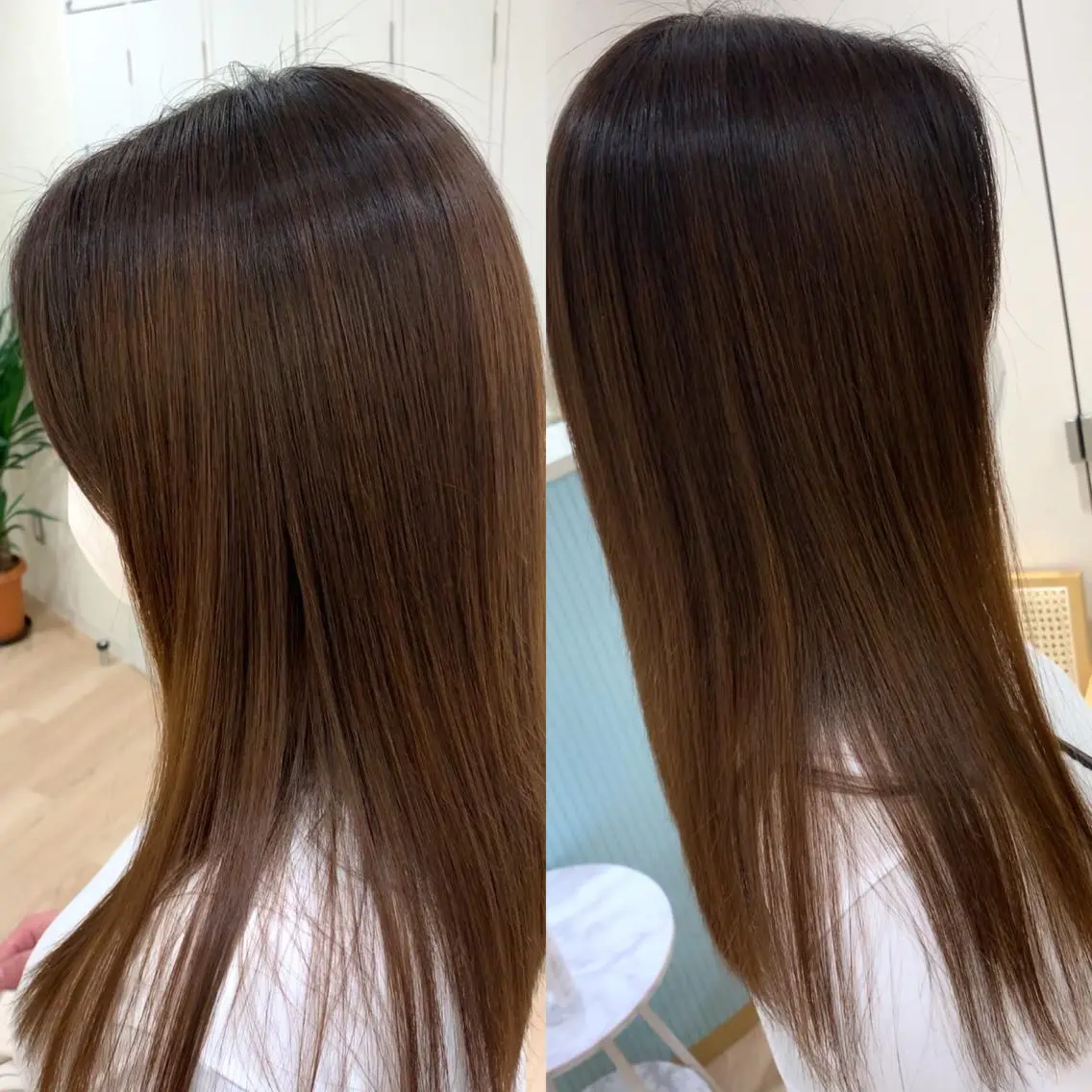 セミロング カット ヘアカラー トリートメント 丹野 圭太のヘアスタイル