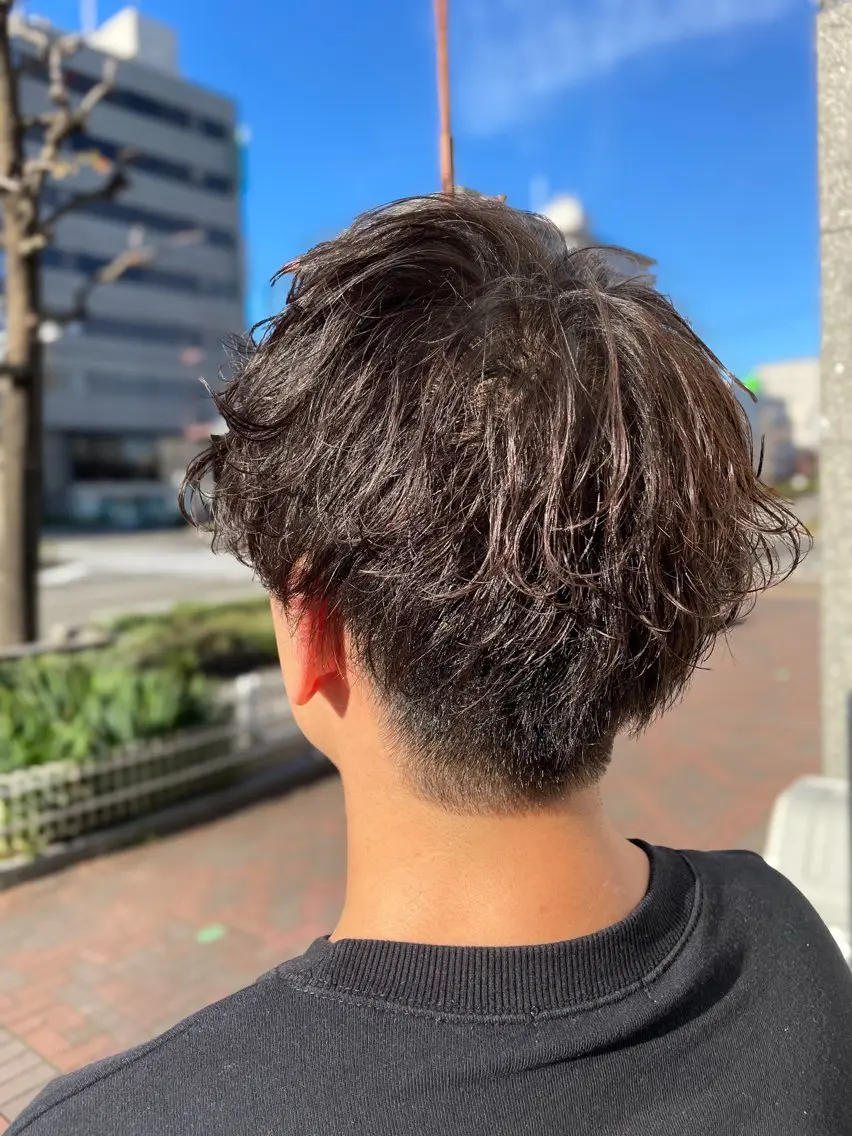 【メンズ限定】カット+クリームパーマ+ケラチントリートメントの写真
