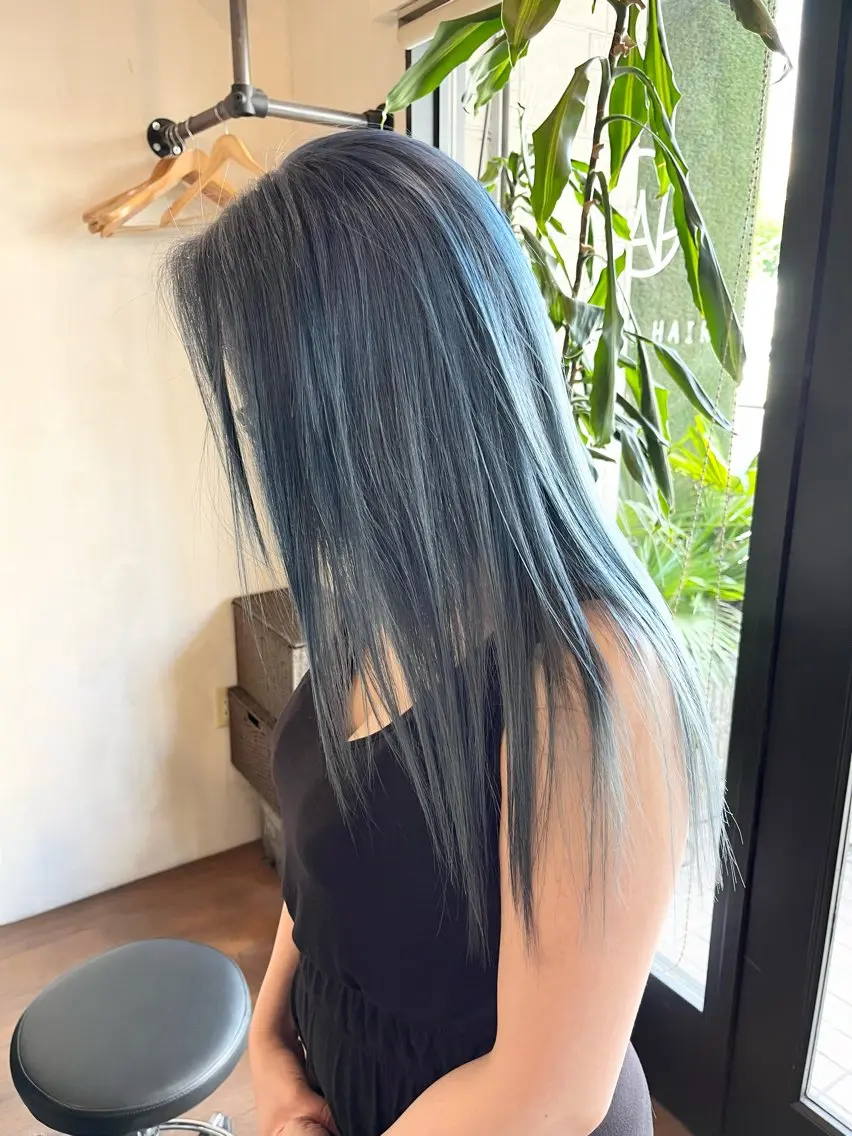 ロング カラー カット ヘアカラー トリートメント AKALA HAIR 西宮店 Juriのヘアスタイル