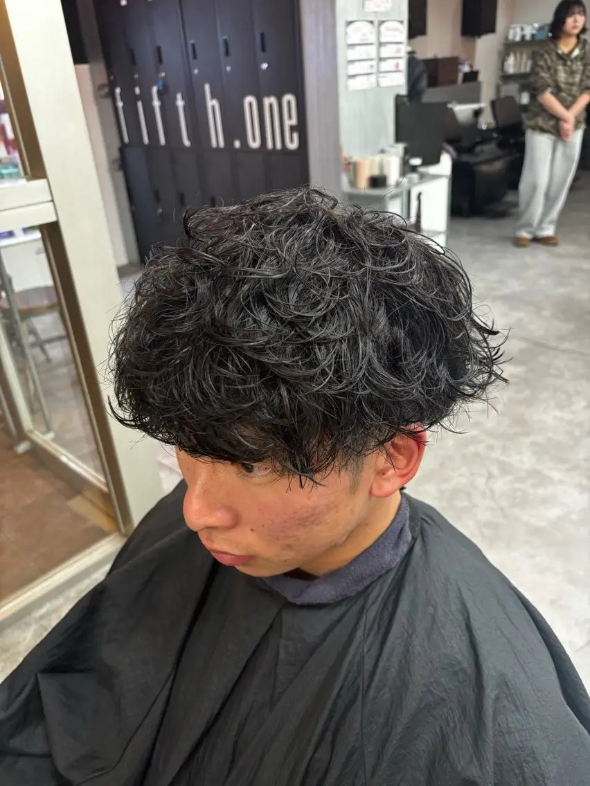 パーマ メンズ メンズ特化✨️ 韓国風パーマ🔥一八のヘアスタイル