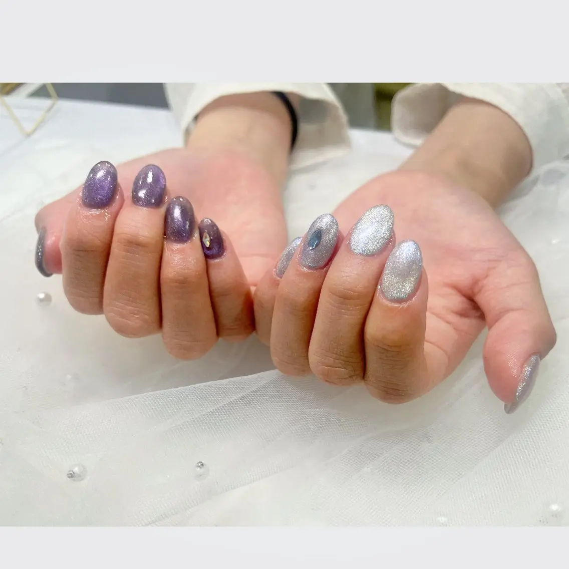 ネイル マグネットネイル Nail salon Cielel⟡Ayaのネイルデザイン