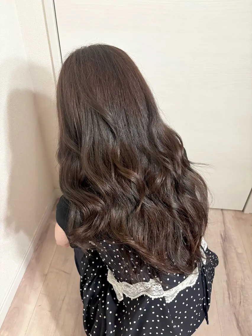 カラー ヘアカラー little ruca‎𖤐のヘアスタイル