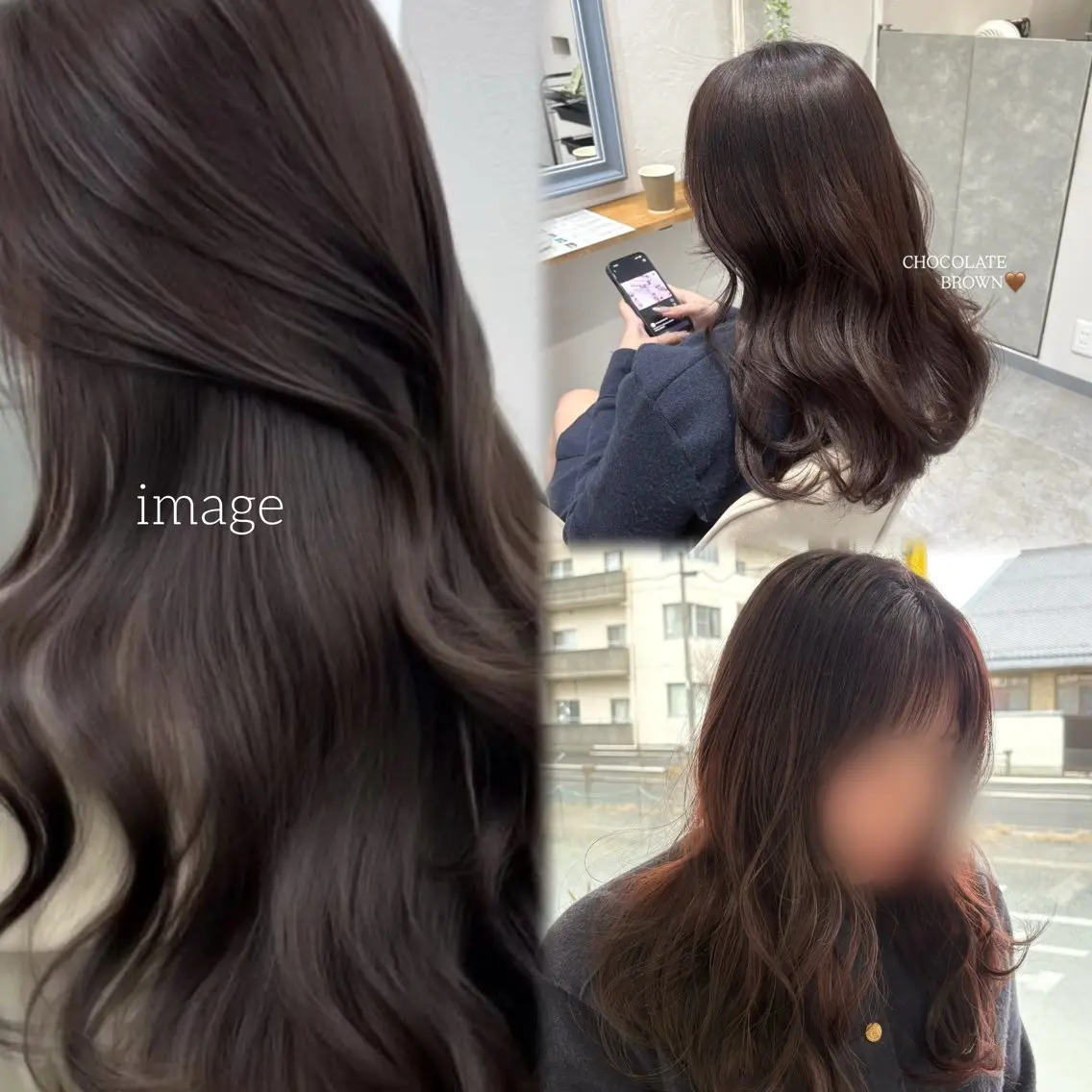 【平日限定】ブリーチなし艶カラー໒꒱の写真