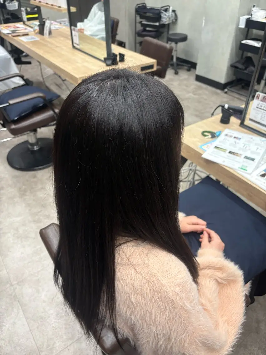 縮毛矯正+トリートメント🍀💫(⚠️ブリーチ、ホームカラー履歴のない方限定⚠️)の写真