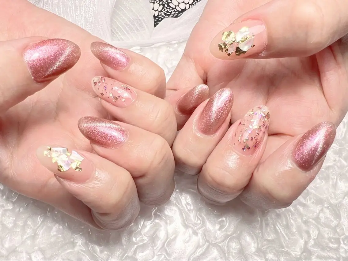 ネイル マジック ミラーのネイルデザイン