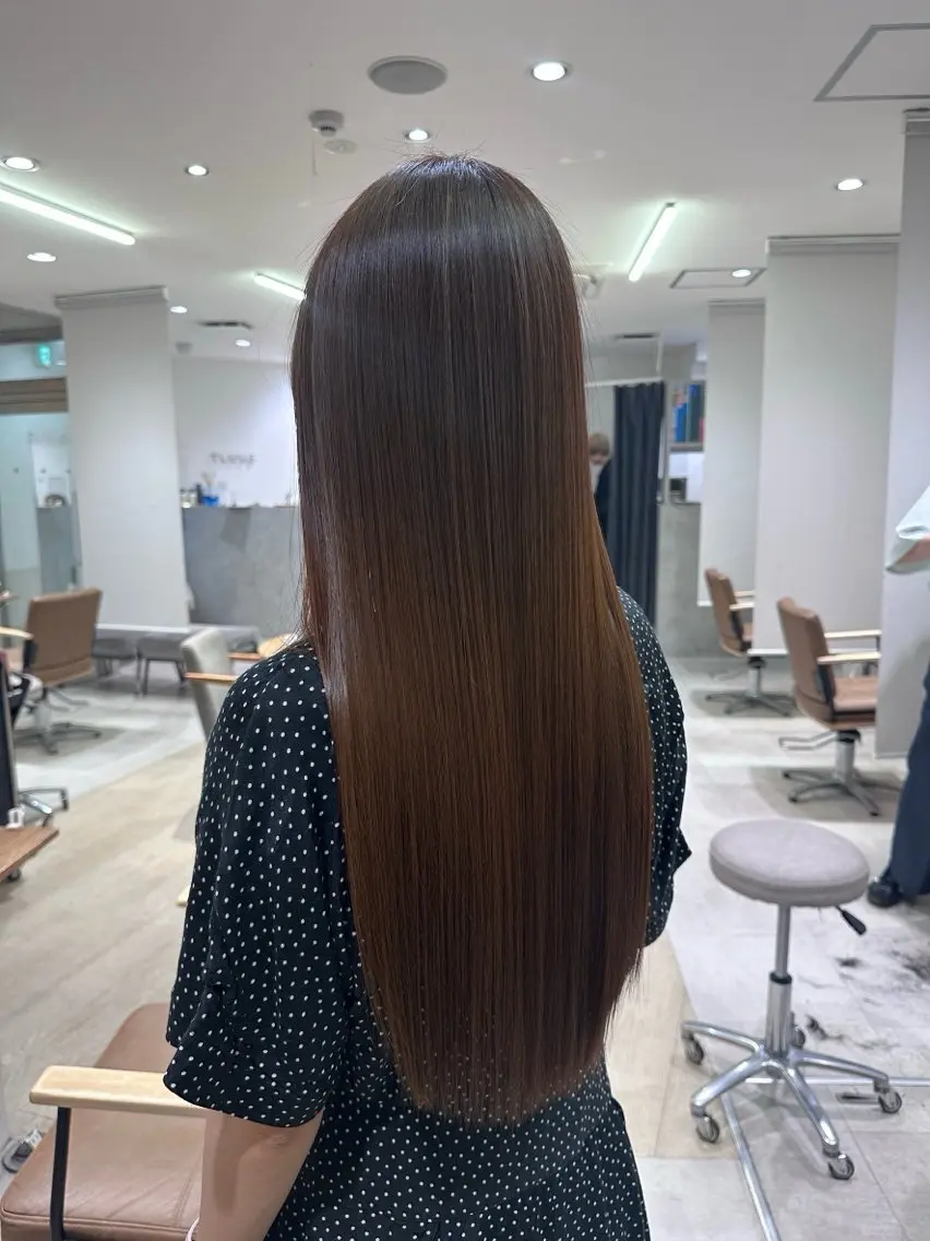 ロング 縮毛矯正 髪質改善✨ karinaのヘアスタイル