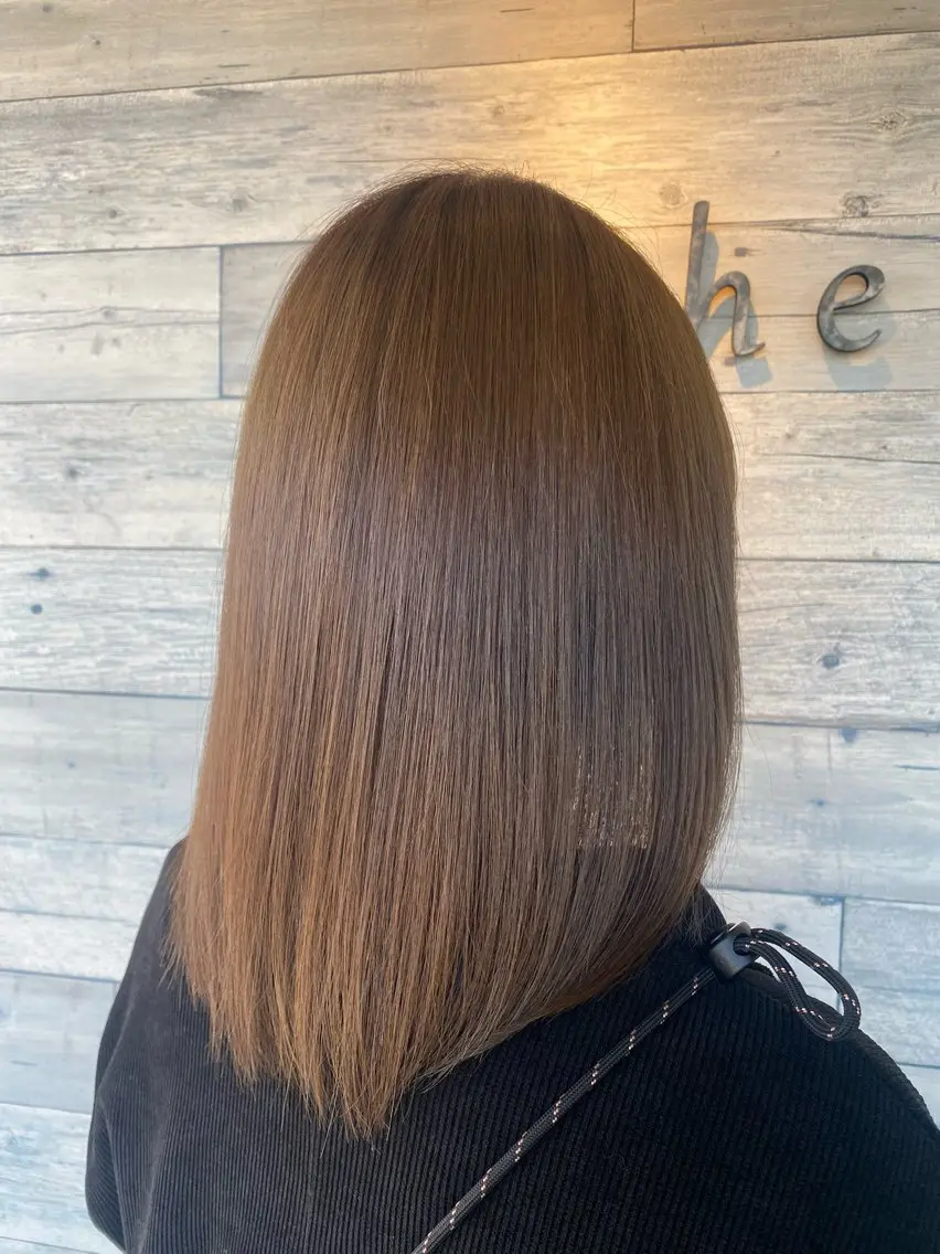 ミディアム カット ヘアカラー Riche 🌀佐々木愛可🌀のヘアスタイル