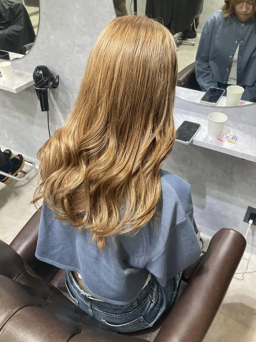 ロング カラー カット ヘアカラー トリートメント 池袋/カラー特化🎨 ロング料金なし🩵のヘアスタイル