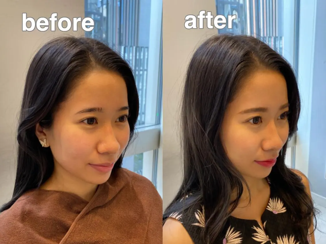 ヘアセット 似合わせ艶髪カラー ❤️ハダユミのヘアスタイル