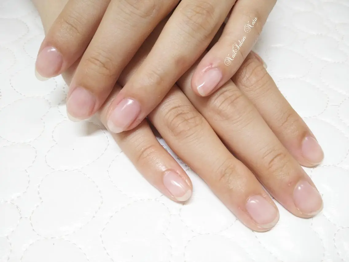 ネイル クリアネイル マットネイル nailsalon Natuのネイルデザイン