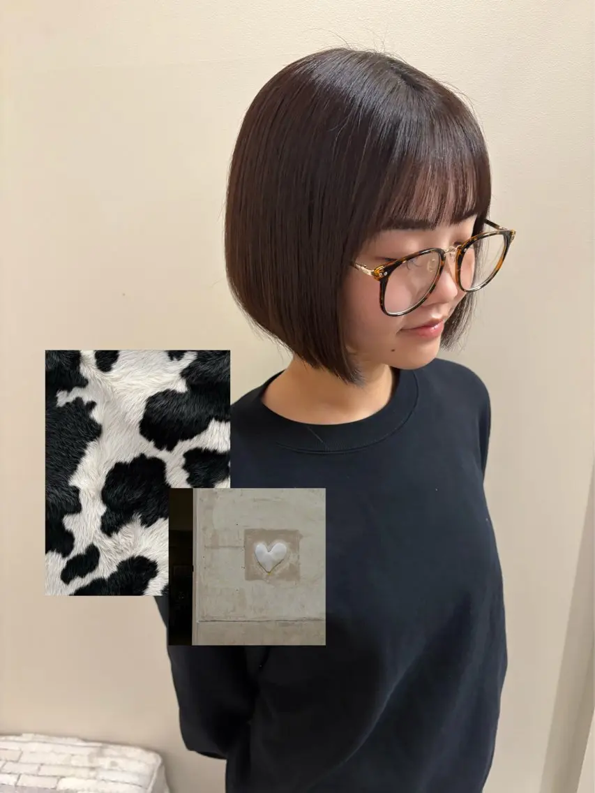 ショート カット ヘアカラー 【美ボブ.艶カラー. 梅田茶屋町】midoのヘアスタイル