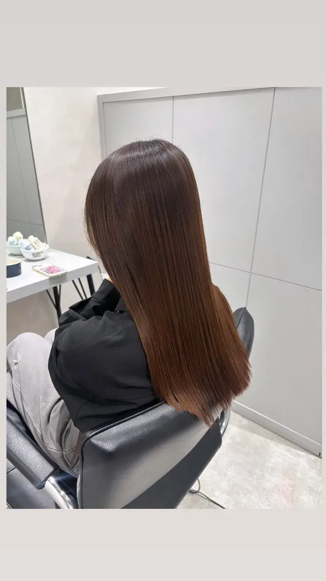 ロング 縮毛矯正 小川 藍 / 🥣⟡ カットモデル募集中のヘアスタイル
