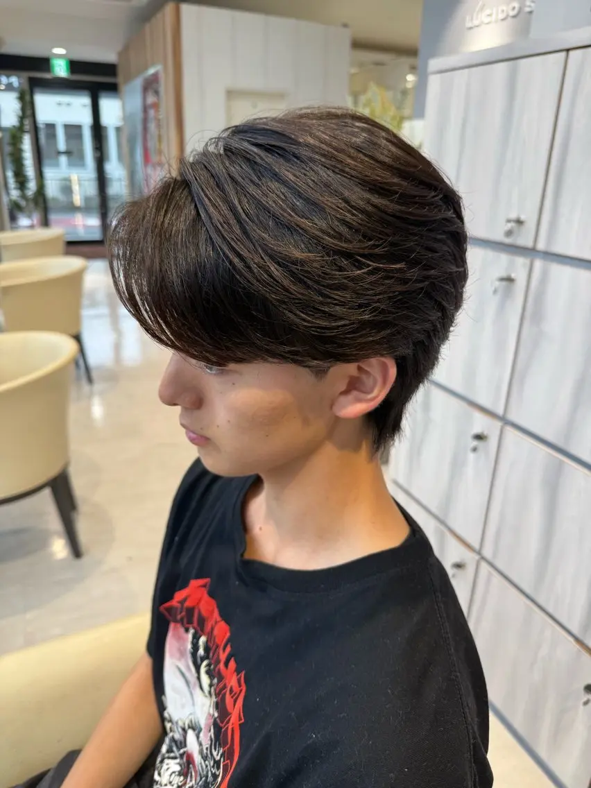 パーマ メンズ メンズパーマ カット パーマ メンズ特化✨ ナチュラルヘアYUIのヘアスタイル