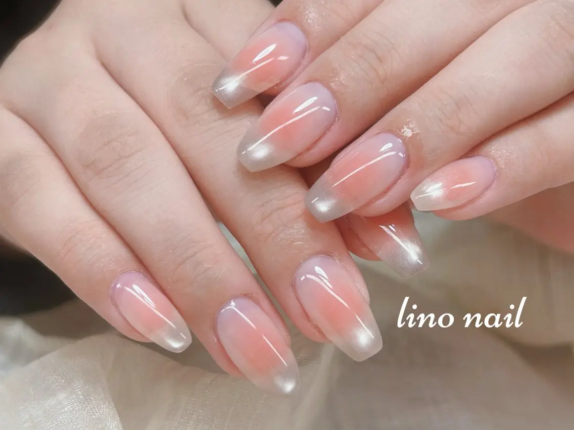 ネイル チークネイル 持ち込み ハンドネイル Lino Nailのネイルデザイン