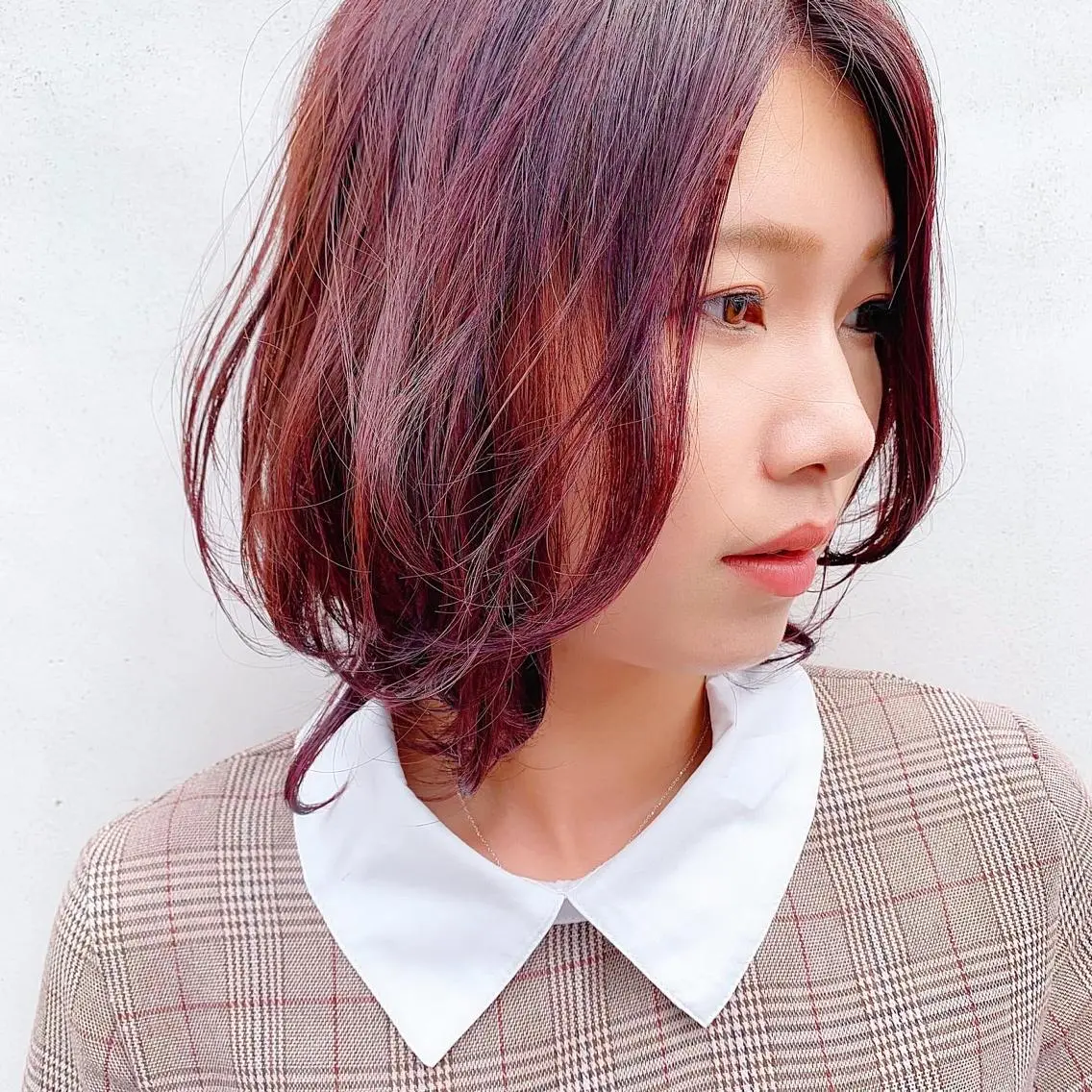 ミディアム カラー 中川 竜誠のヘアスタイル