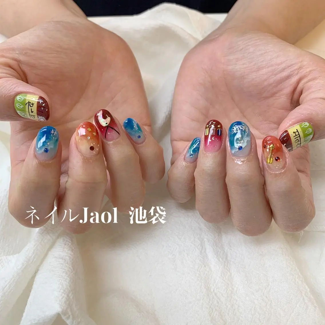 ショート ネイルJaol 池袋のネイルデザイン