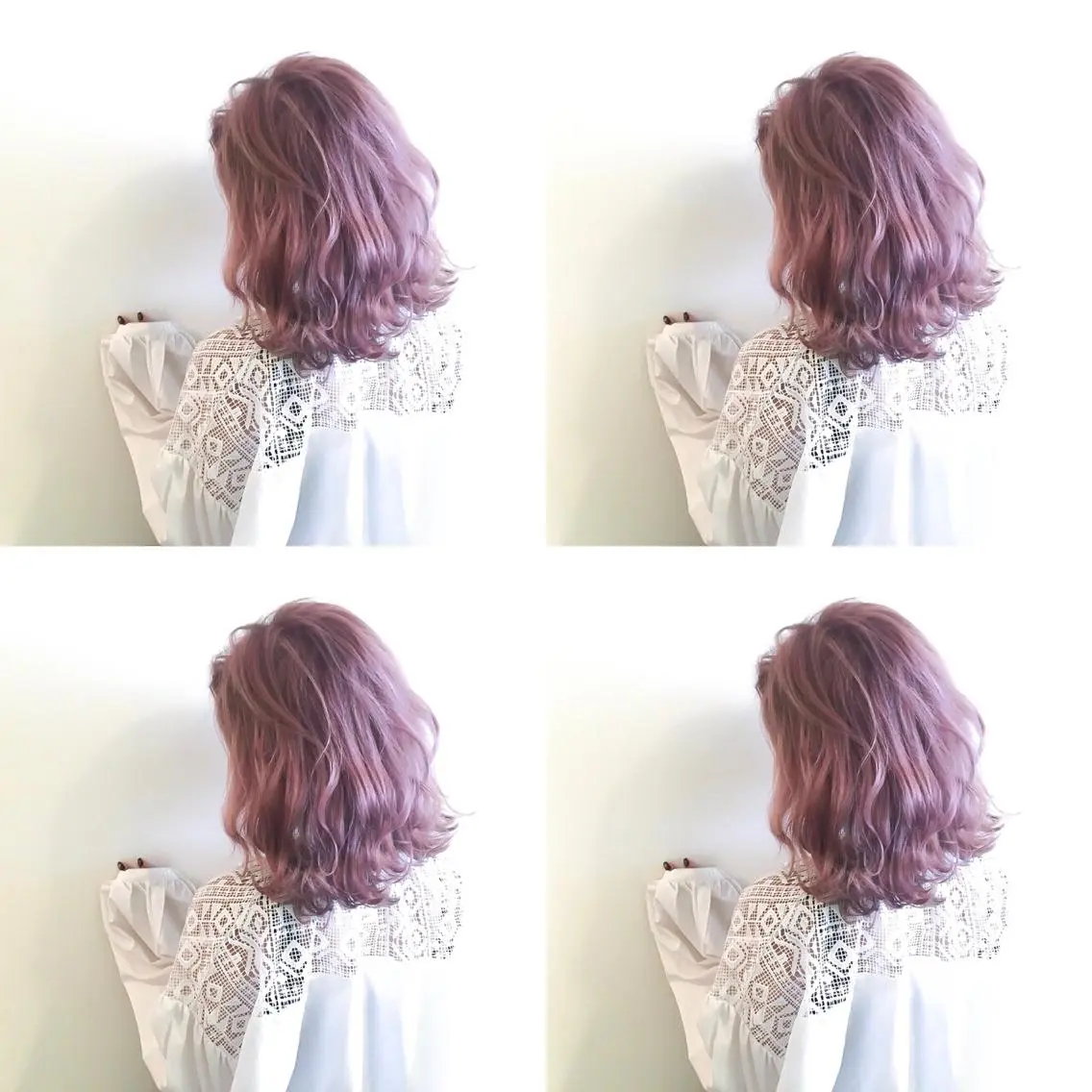 ミディアム カラー ヘアカラー なんば髪質改善カラー Ardoreのヘアスタイル
