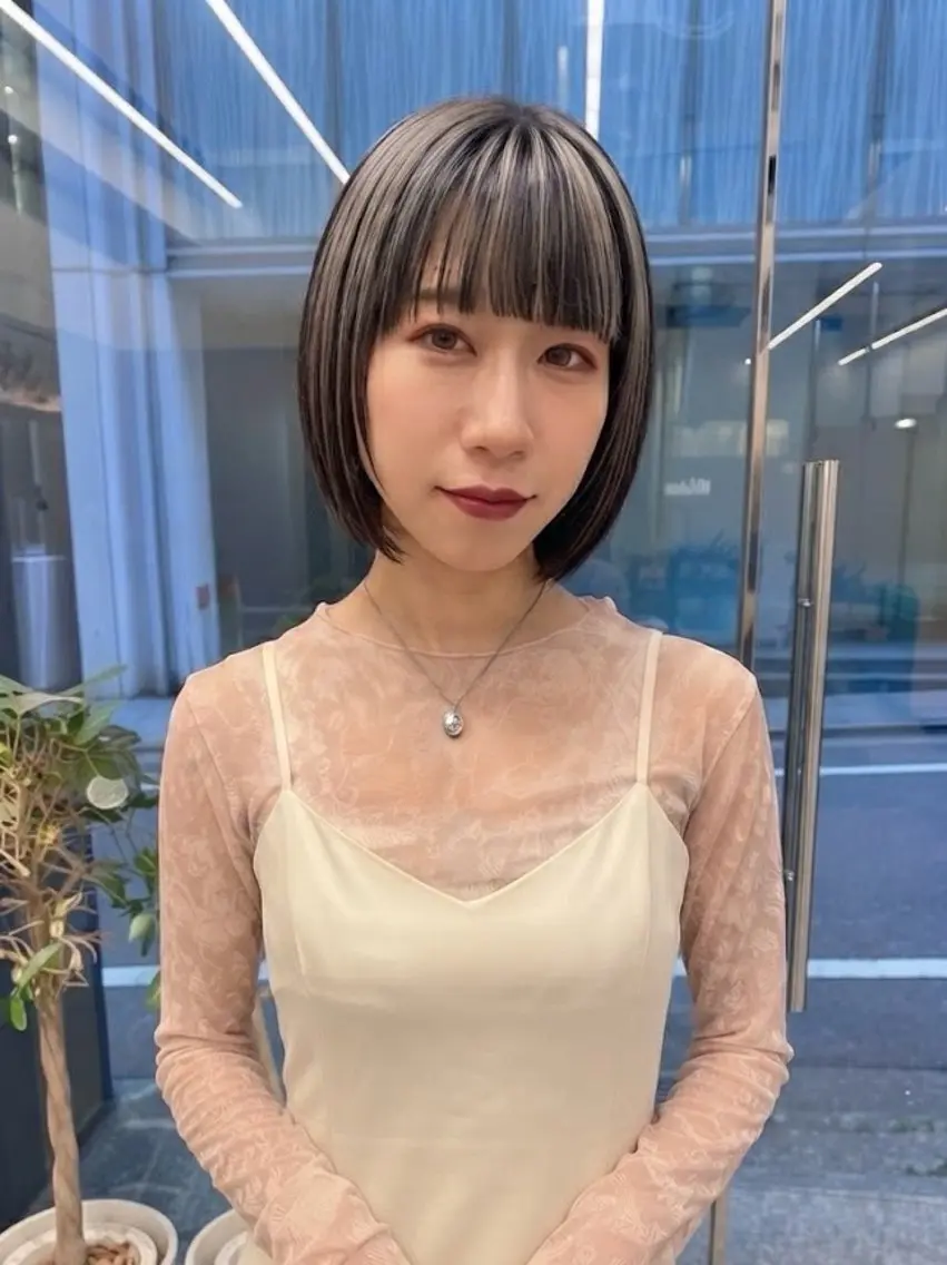 ショート カラー ヘアカラー トリートメント カット&髪質改善 TAIGAのヘアスタイル