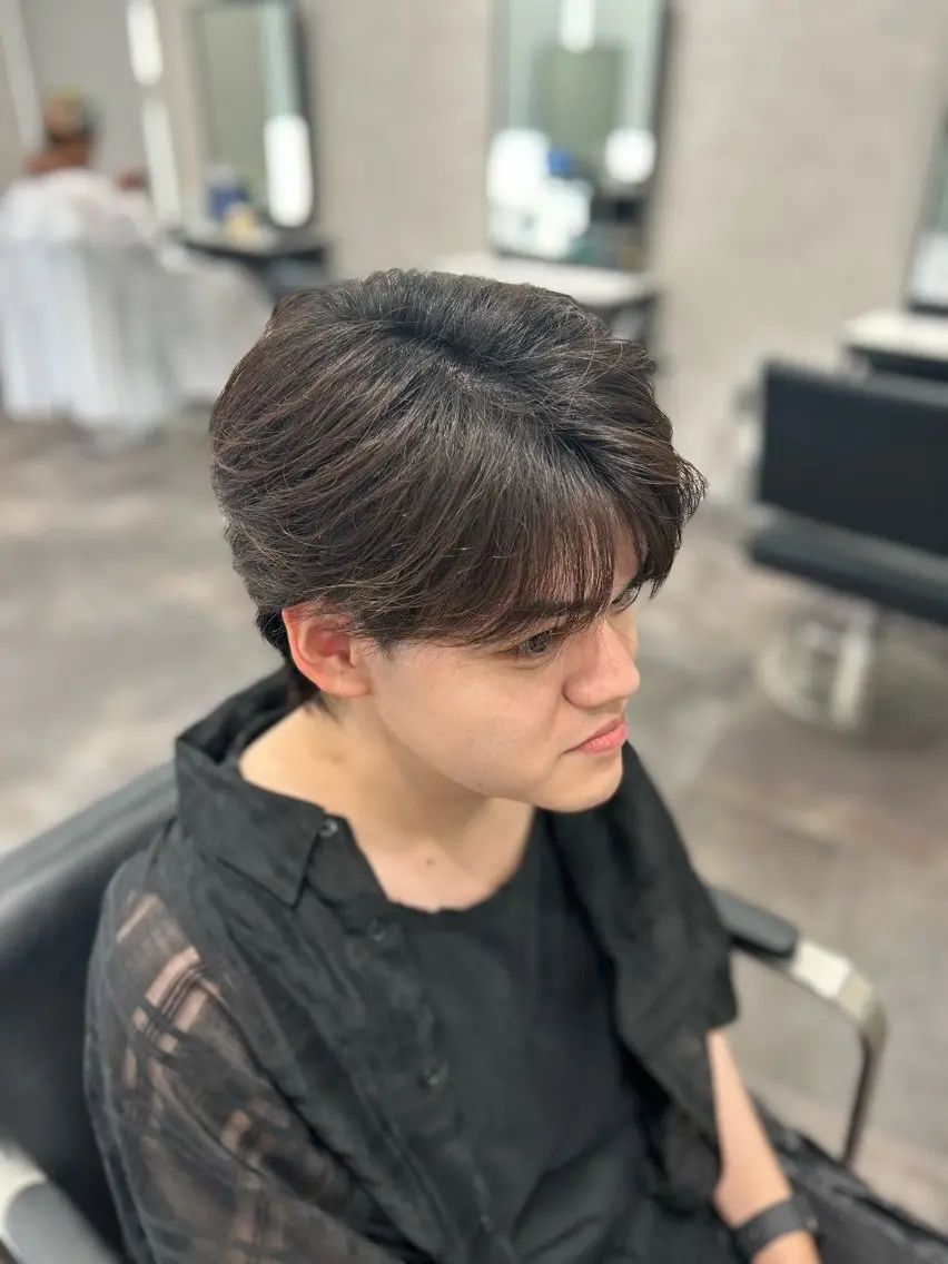 ミディアム メンズ 👾メンズ特化👾 井上風冴のヘアスタイル