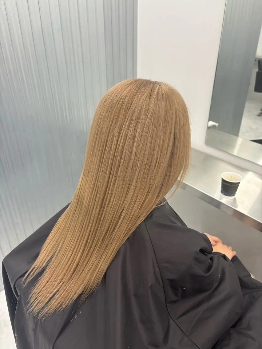 ロング カラー ピンク🎀/ベージ ュ🧸🥞/ユウキのヘアスタイル