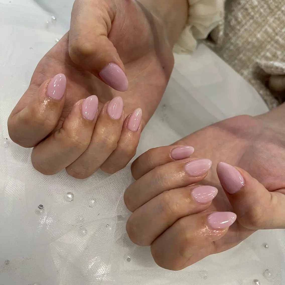 ネイル ワンカラーネイル Wish Nail 恒川のネイルデザイン