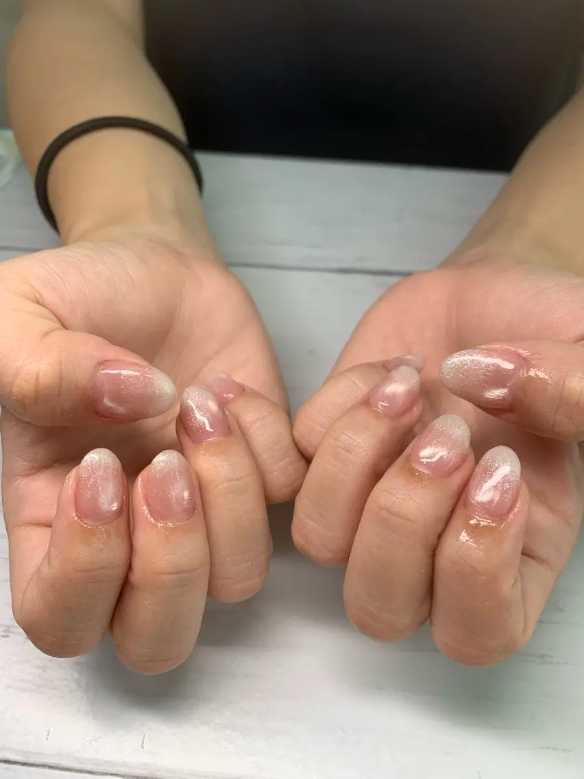 ネイル ラメ(グリッター) マグネットネイル MANA_NAIL このみのネイルデザイン