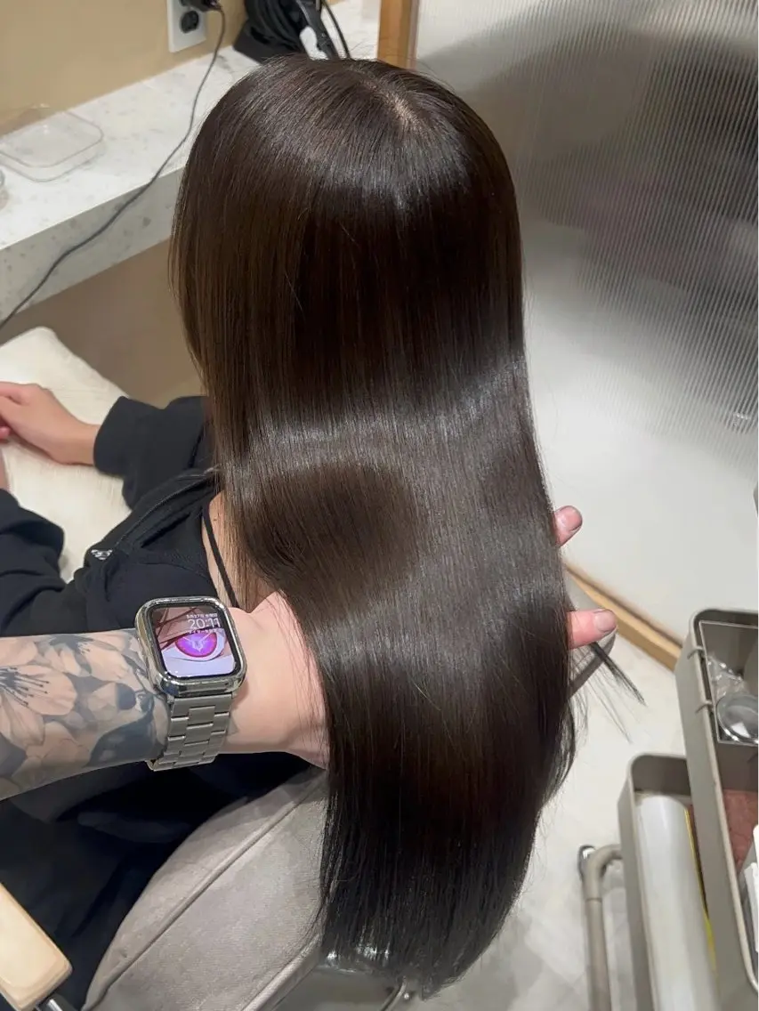 ロング 髪質改善 トリートメント カット ヘアカラー トリートメント 💎髪質改善/透明感 💎mizuki💎のヘアスタイル
