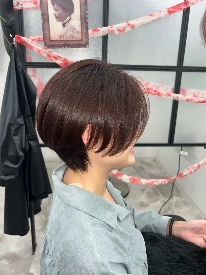 ショート カラー イルミナカラー ショートヘア カット ヘアカラー Uno. 本気で ヘアに悩む方へ✨のヘアスタイル