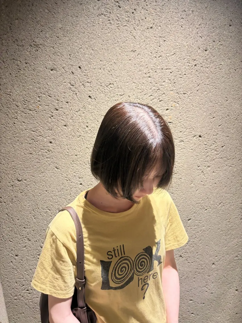 〈bob cut〉 『8月8.19.22.25.26.29日限定』ぱっつんボブカット🍨【肩上の長さご希望の方!】の写真