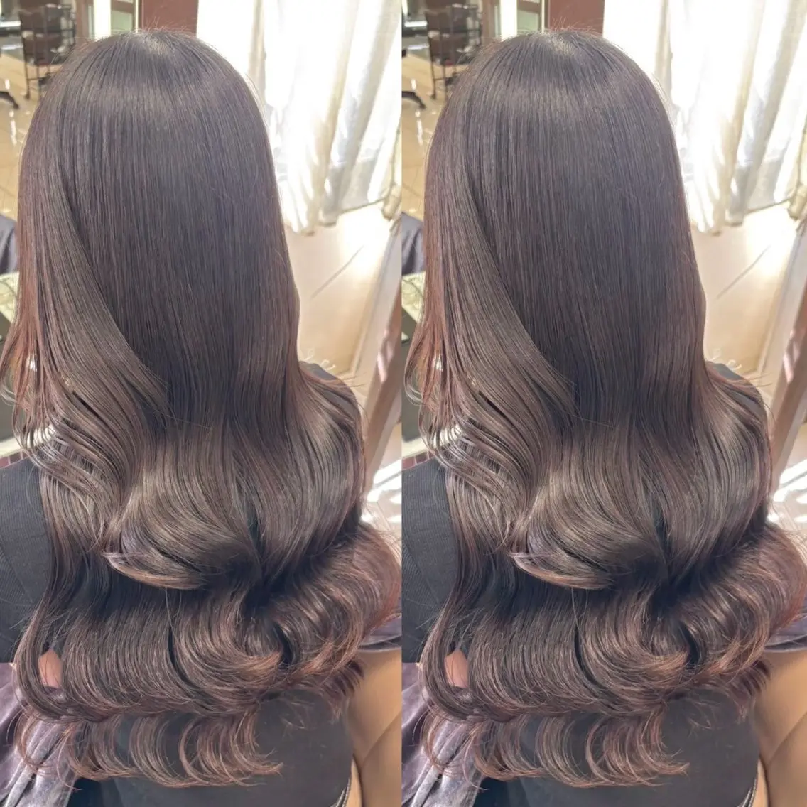 カラー ヘアカラー トリートメント ヘアメ🎀ハイトーン 🩵エクステ🪄しほのヘアスタイル