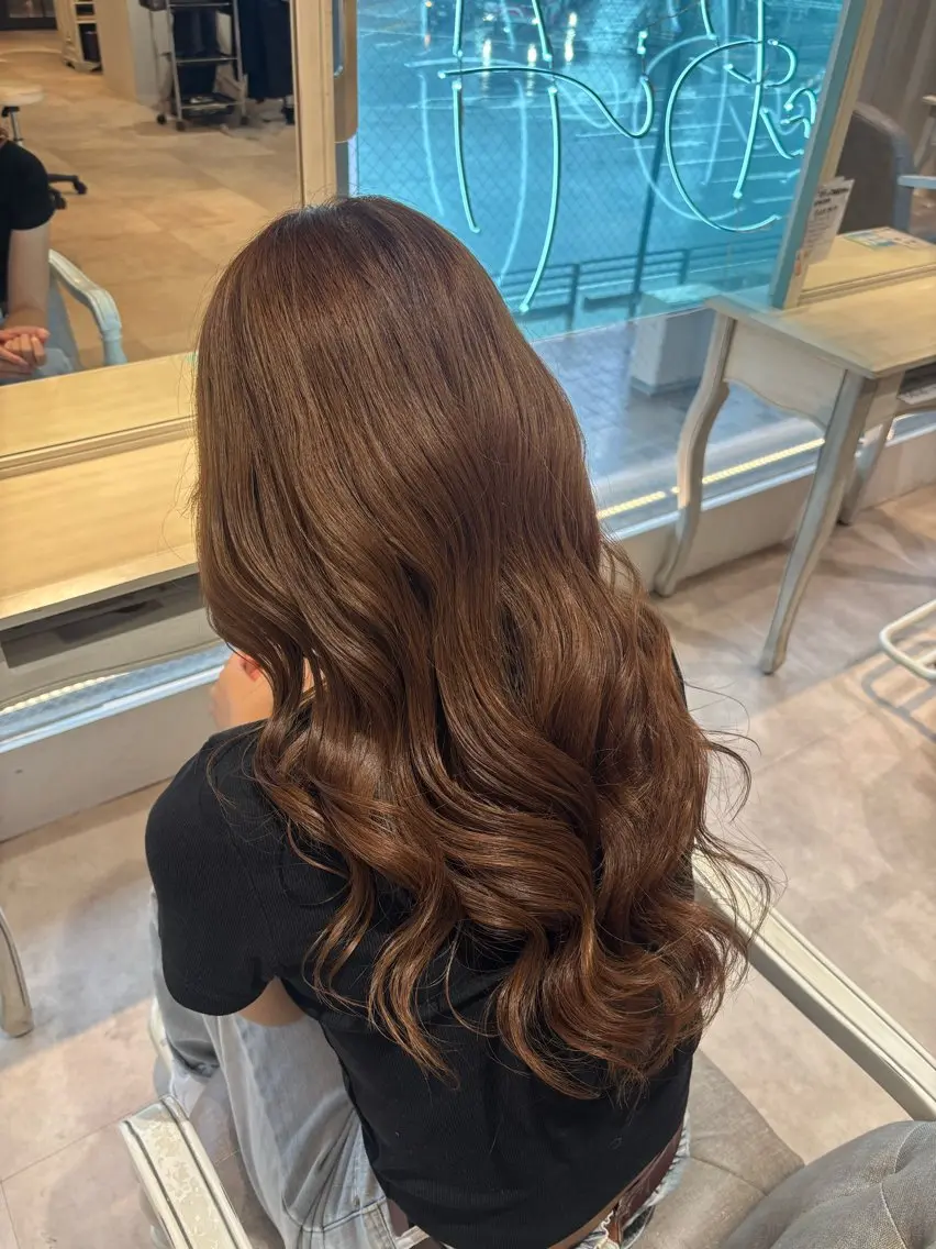 ロング ヘアカラー CreBiA ayanoのヘアスタイル