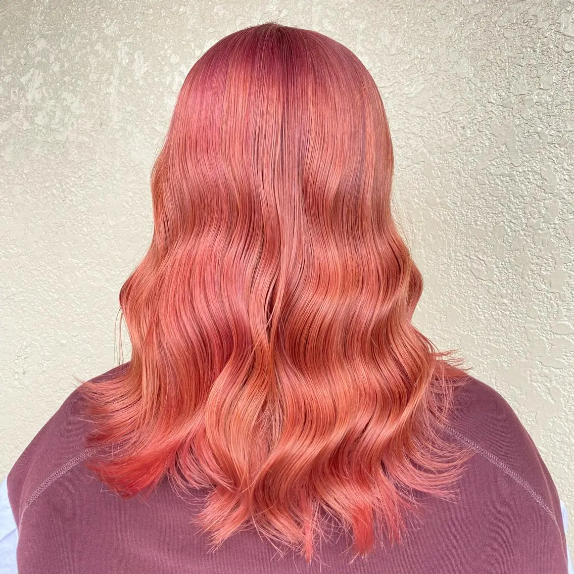 ロング カラー ヘアアレンジ ベージュカラー ブリーチ ピンクカラー ピンクベージュ 韓国レイヤー/ 顔周り💕田中将吾のヘアスタイル