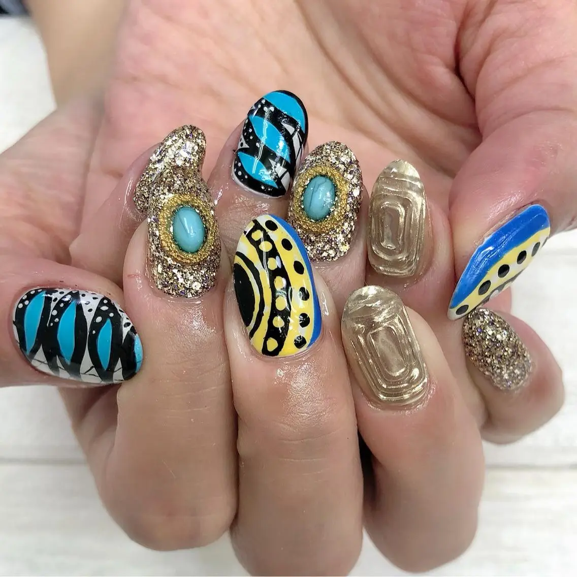ネイル ハンドネイル nail salon 9NINEのネイルデザイン