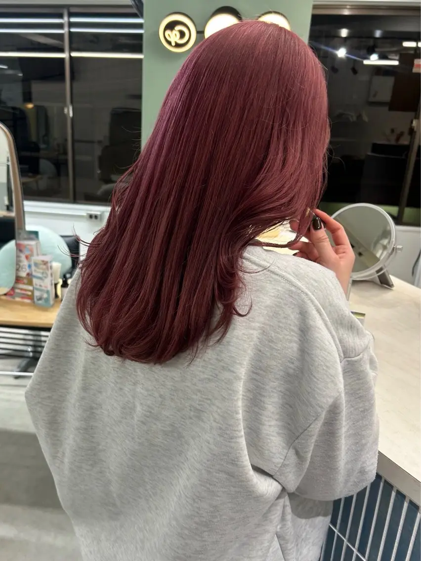 セミロング 松嶋 翼のヘアスタイル